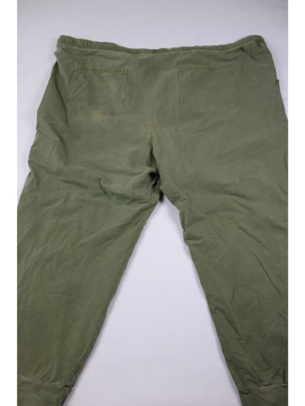 Terra & Sky Womens Olive Green Drawstring Jogger Pants 3X (24W-26W) Elastic Wais - Picture 3 of 3